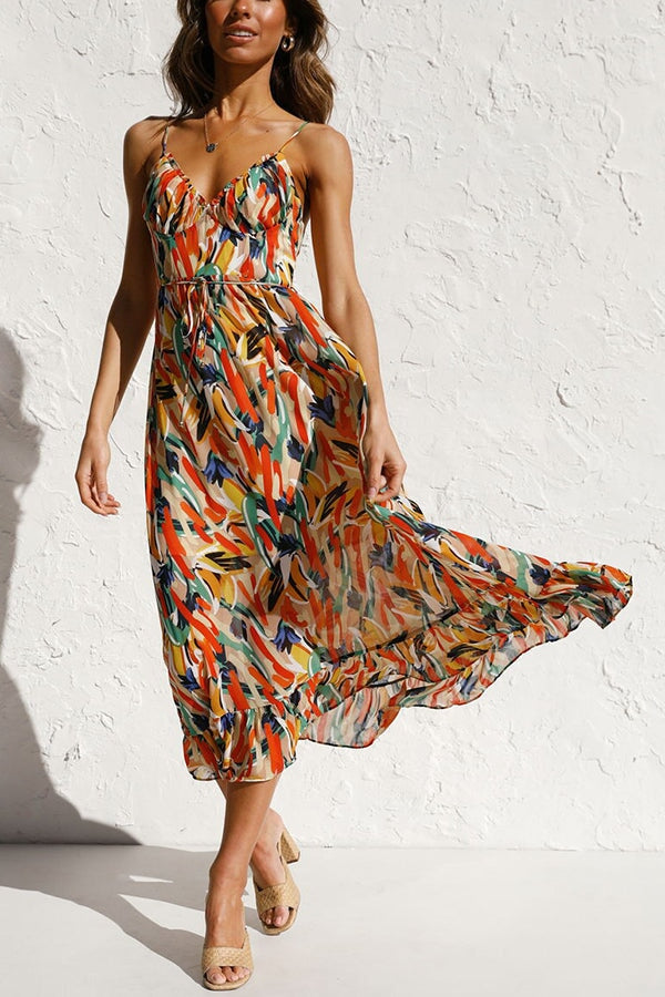 Mika | Colorful midi dress