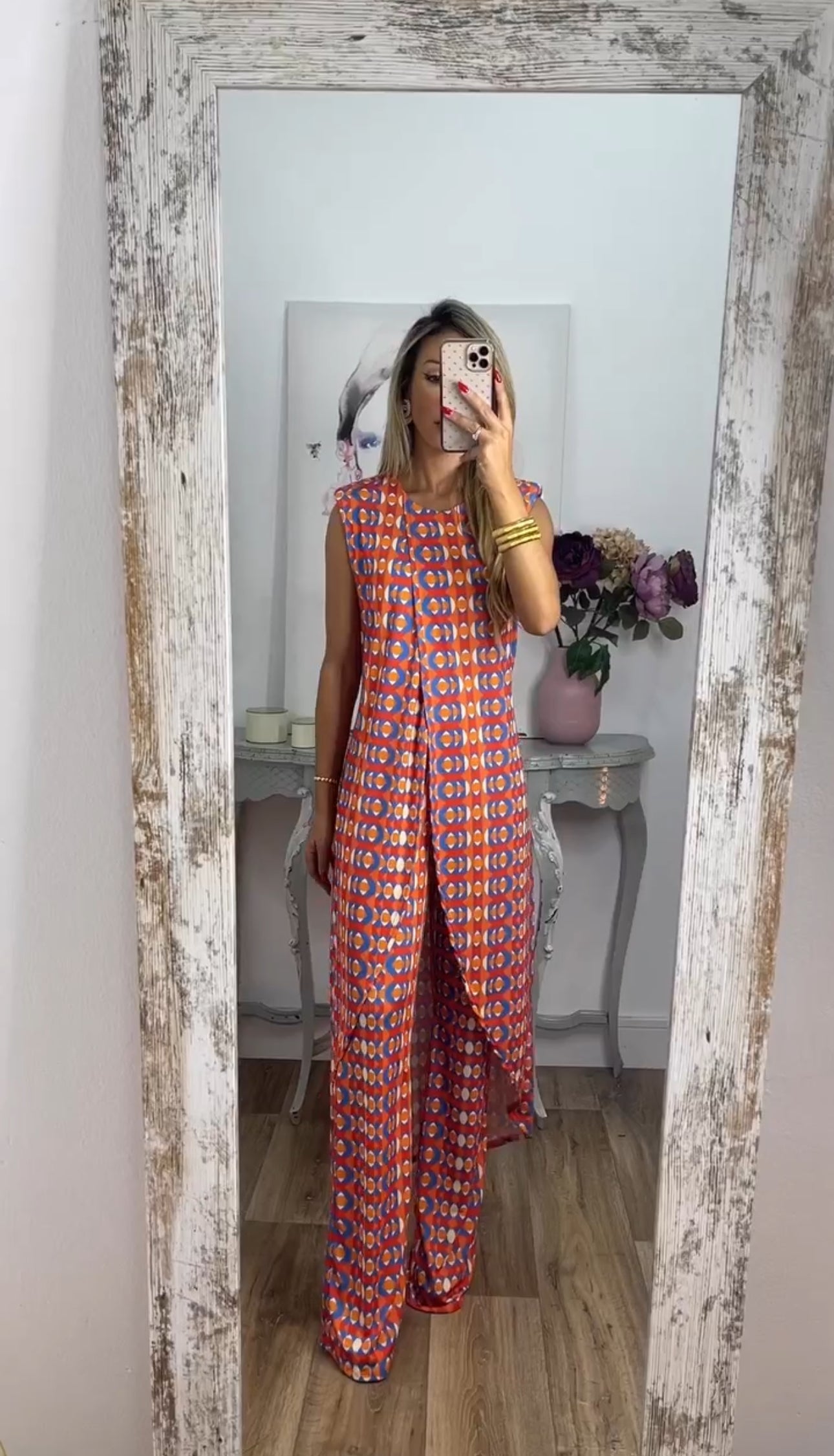 Seraphy | Colorful kaftan and pants