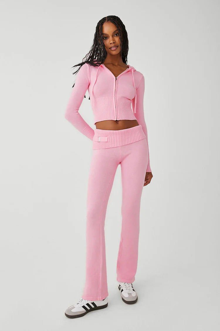 Patricia | Knit pants and sweatshirt set