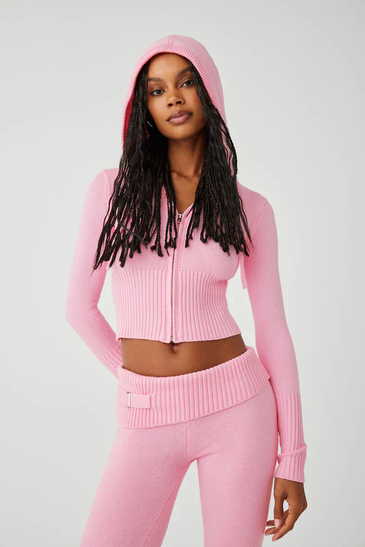 Patricia | Knit pants and sweatshirt set