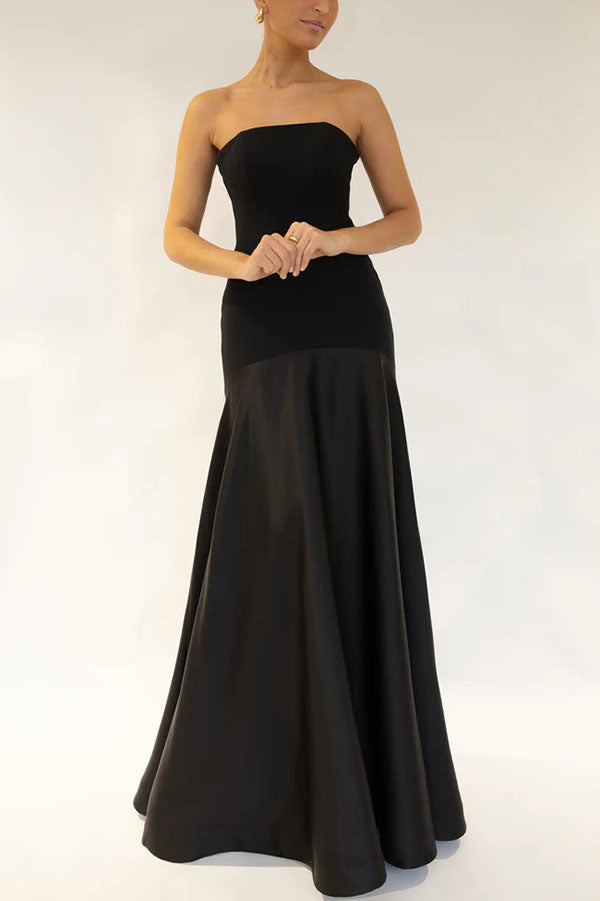 Lini | Maxikleid aus Satin