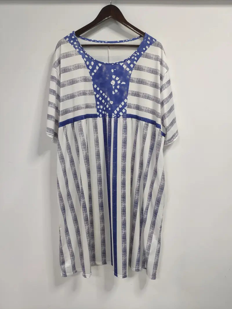 Cascade | Casual striped dress